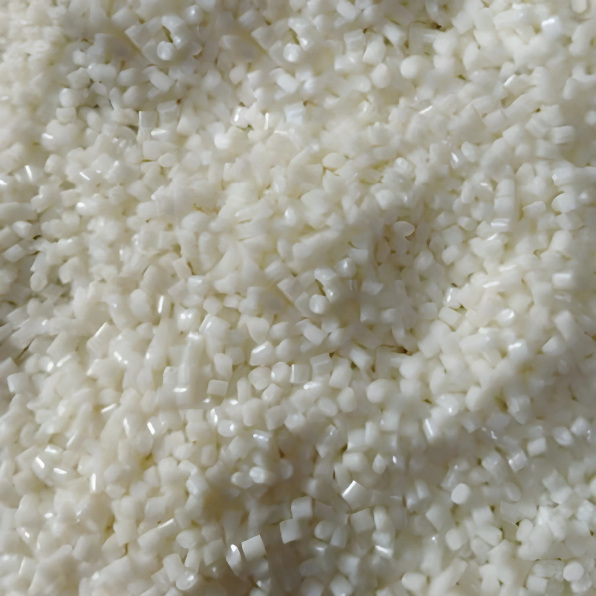 Virgin polymer granules